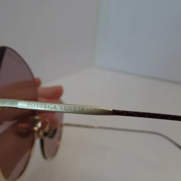 BOTTEGA VENETA Made Italy BV02045 004 New Elegant Sunglasses Purple Colored Lens - Picture 13 of 15